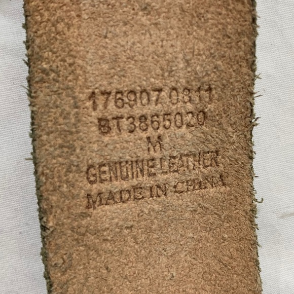 Fossil Braided Leather Belt - Size Medium - Picture 6 of 9